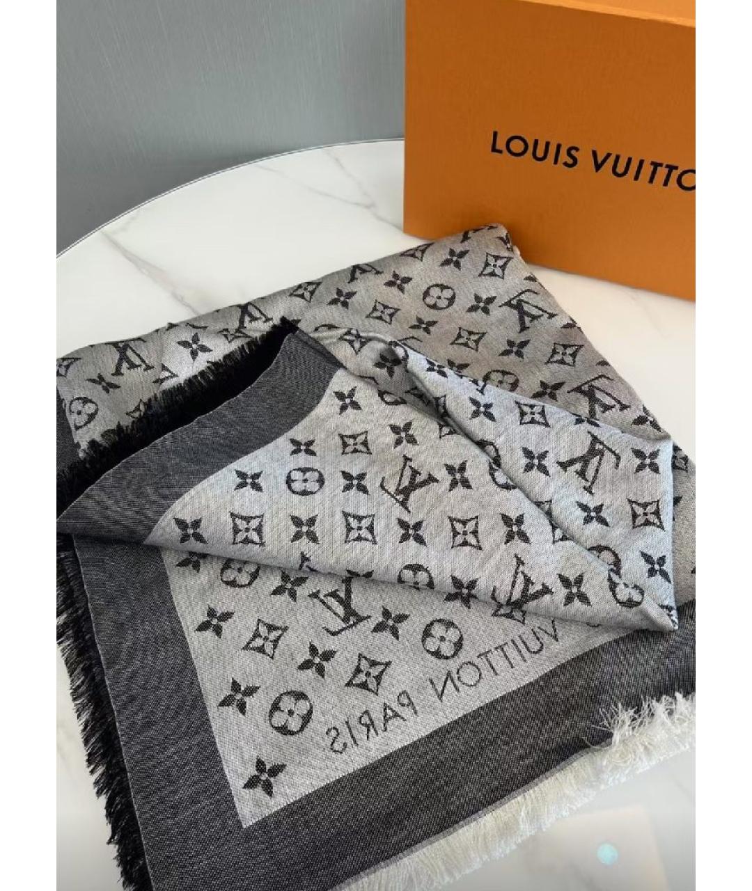 LOUIS VUITTON Шерстяной платок, фото 3
