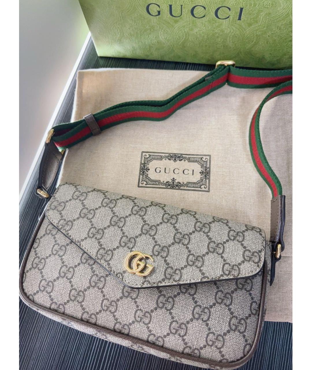 GUCCI Мульти кожаная сумка через плечо, фото 5