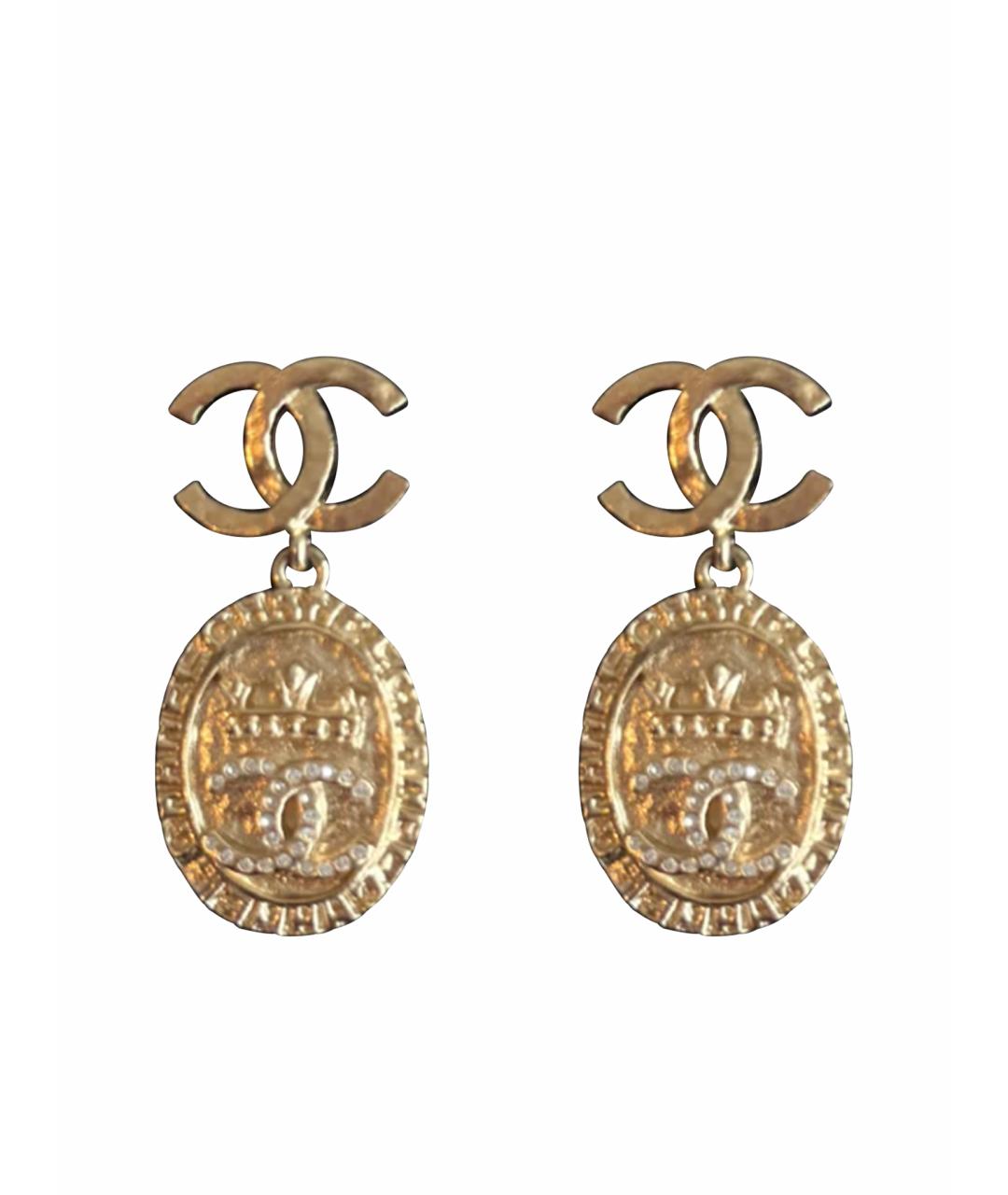 CHANEL Серебряные клипсы, фото 1