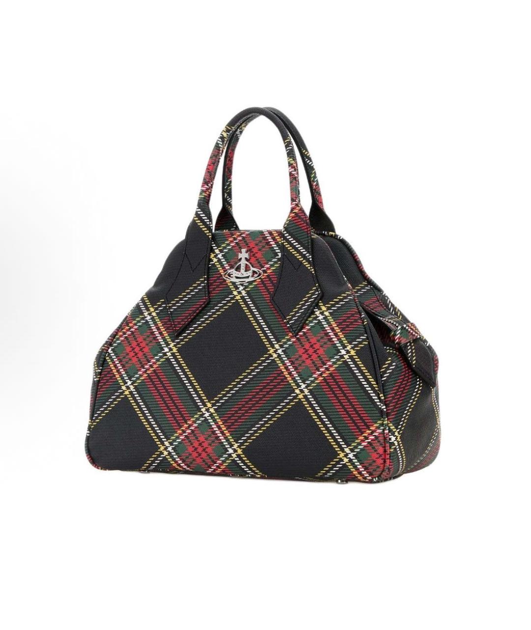 VIVIENNE WESTWOOD Мульти тканевая сумка с короткими ручками, фото 2