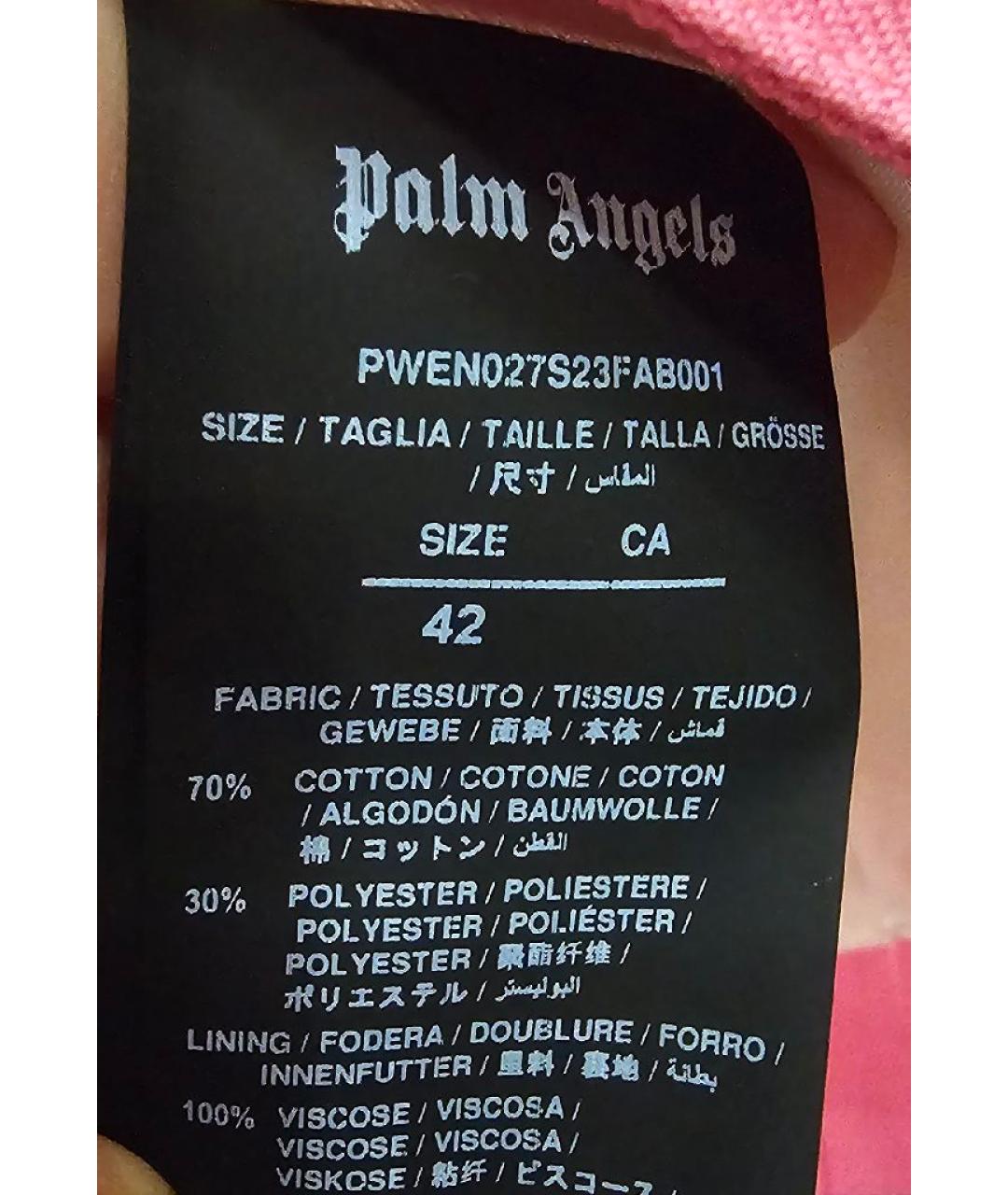 PALM ANGELS Розовый вискозный жакет/пиджак, фото 7