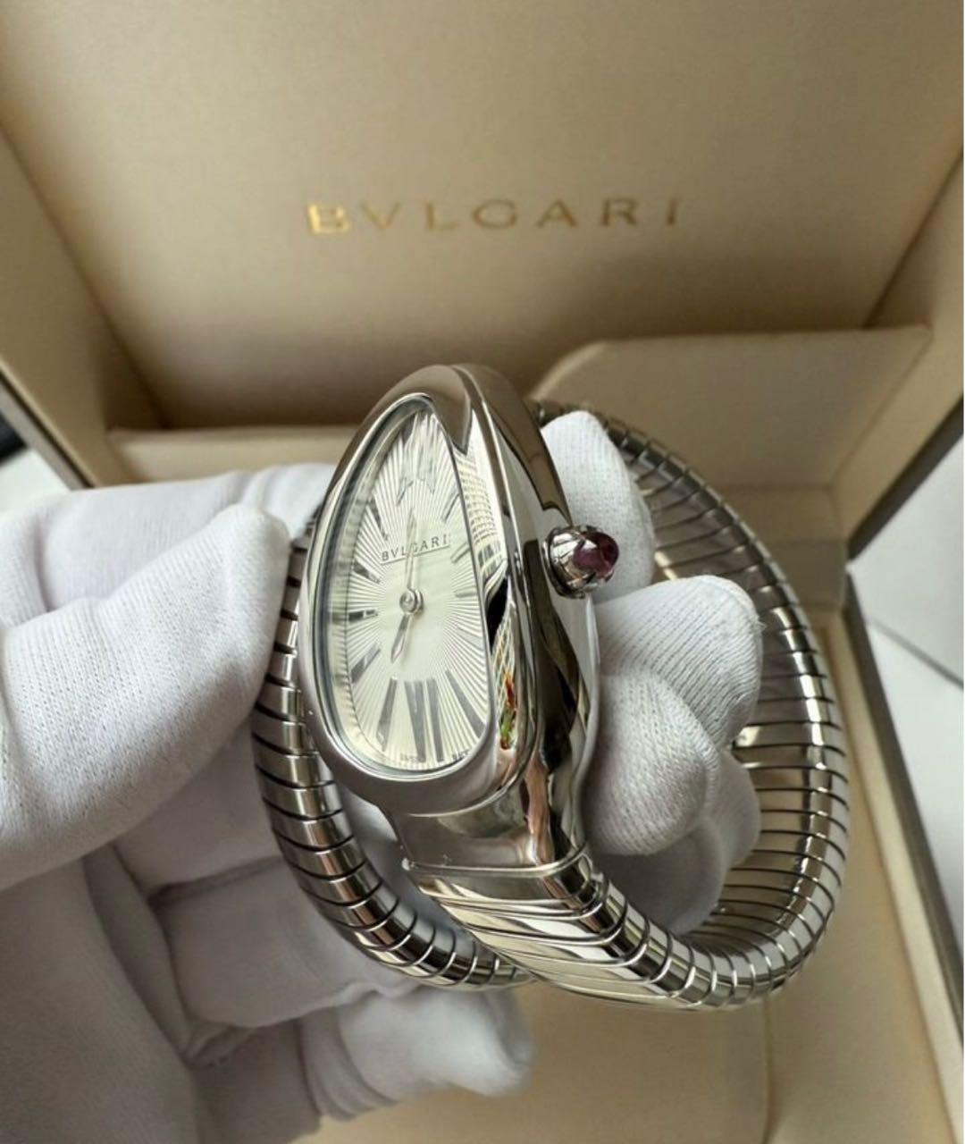 BVLGARI Серебряные часы, фото 3