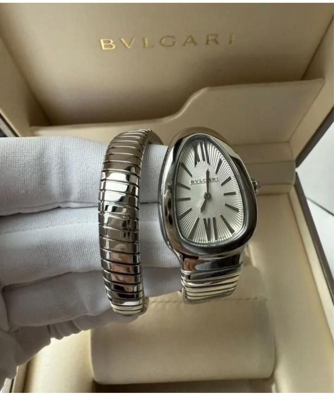 BVLGARI Серебряные часы, фото 2