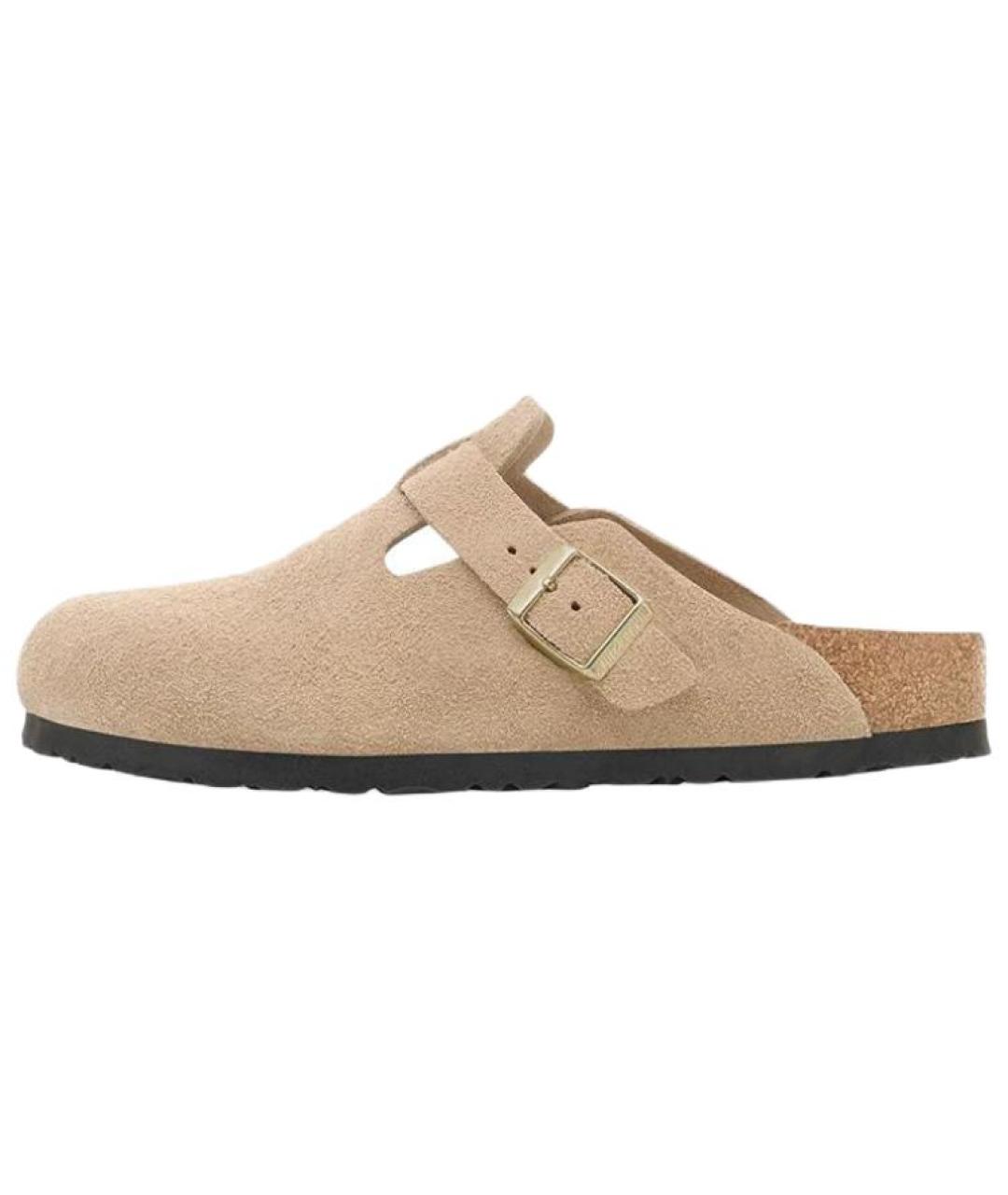 BIRKENSTOCK Бежевые сабо, фото 4