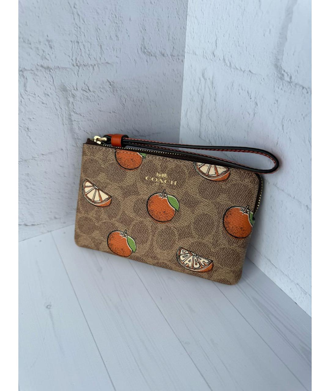 COACH Коричневый кошелек, фото 2