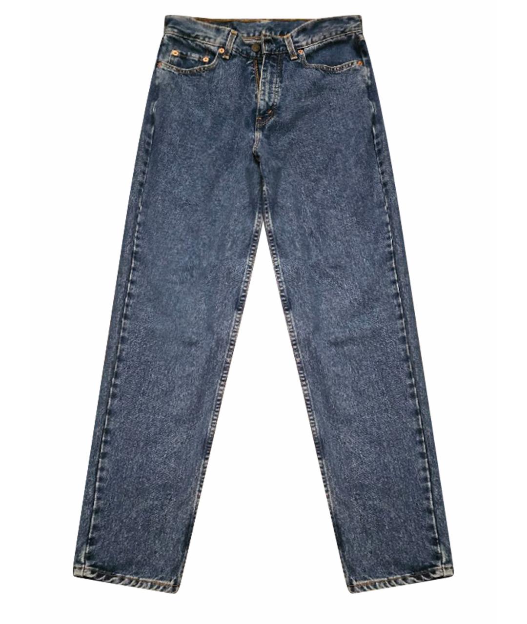 LEVI'S Синие хлопковые прямые джинсы, фото 1
