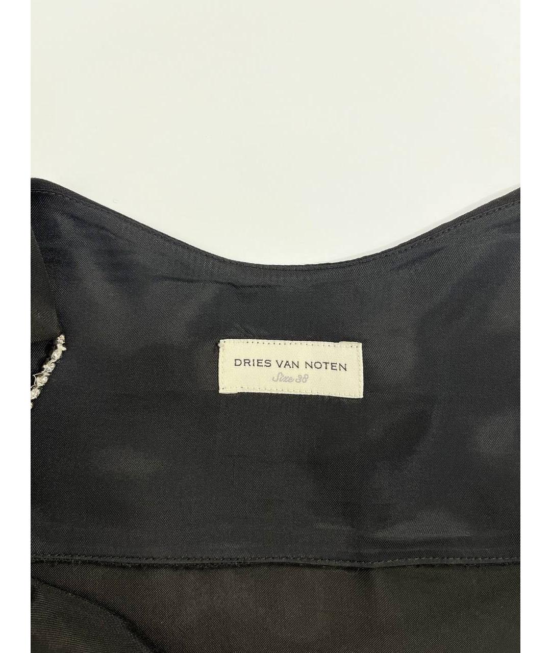 DRIES VAN NOTEN Черная майка, фото 3