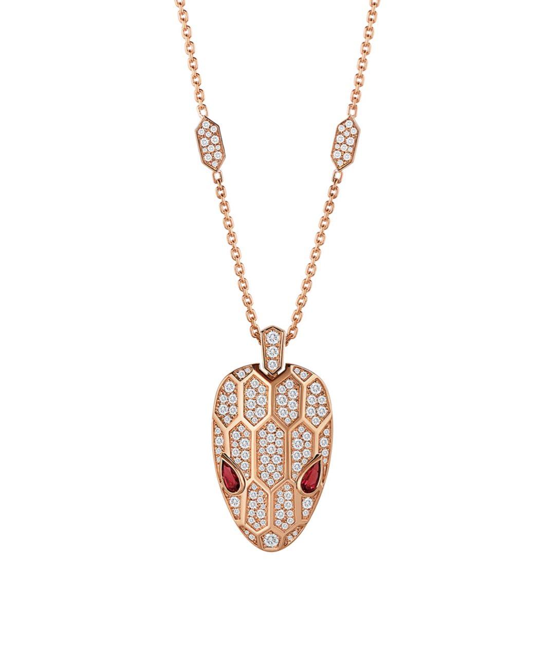 BVLGARI Розовое колье, фото 1