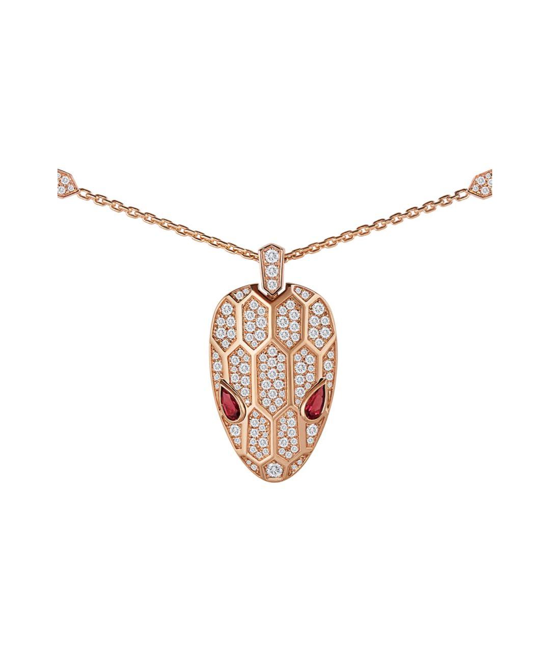 BVLGARI Розовое колье, фото 3
