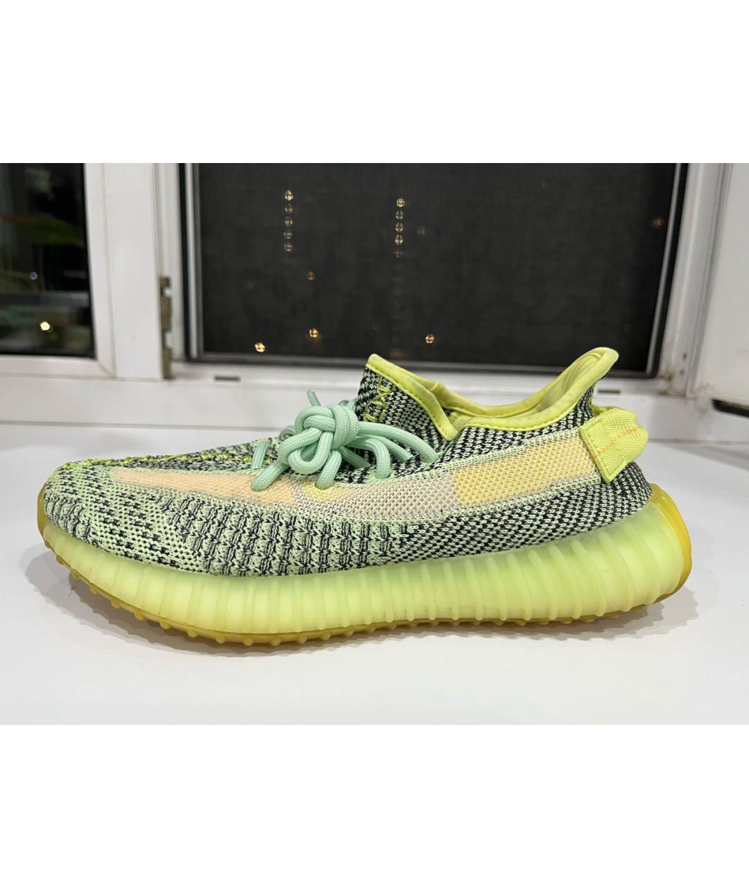 ADIDAS YEEZY Салатовые кроссовки, фото 7
