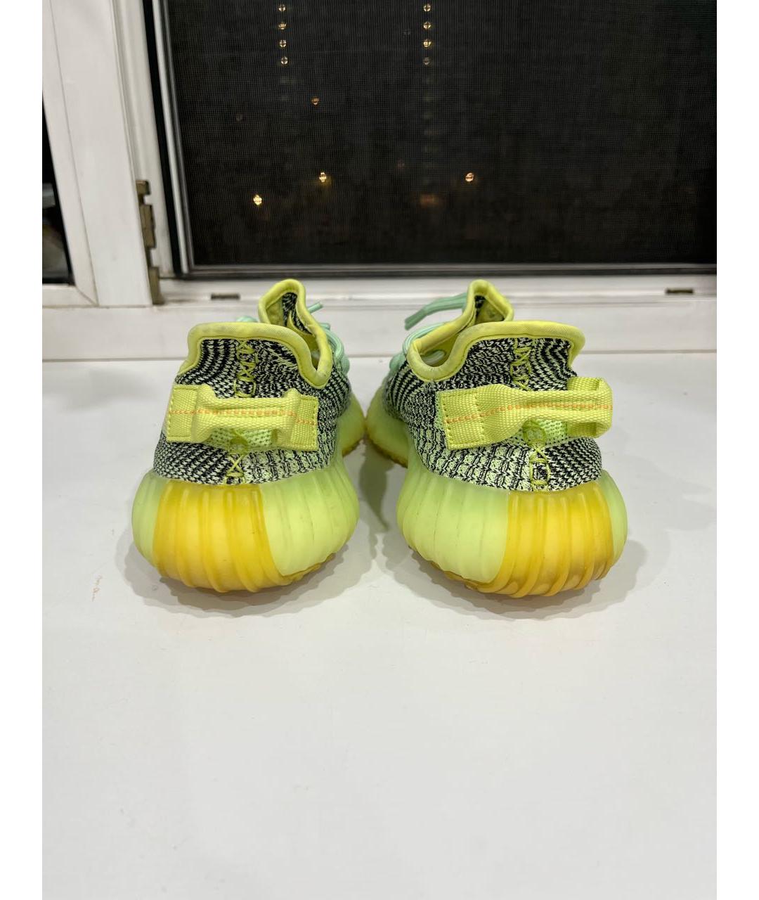 ADIDAS YEEZY Салатовые кроссовки, фото 4