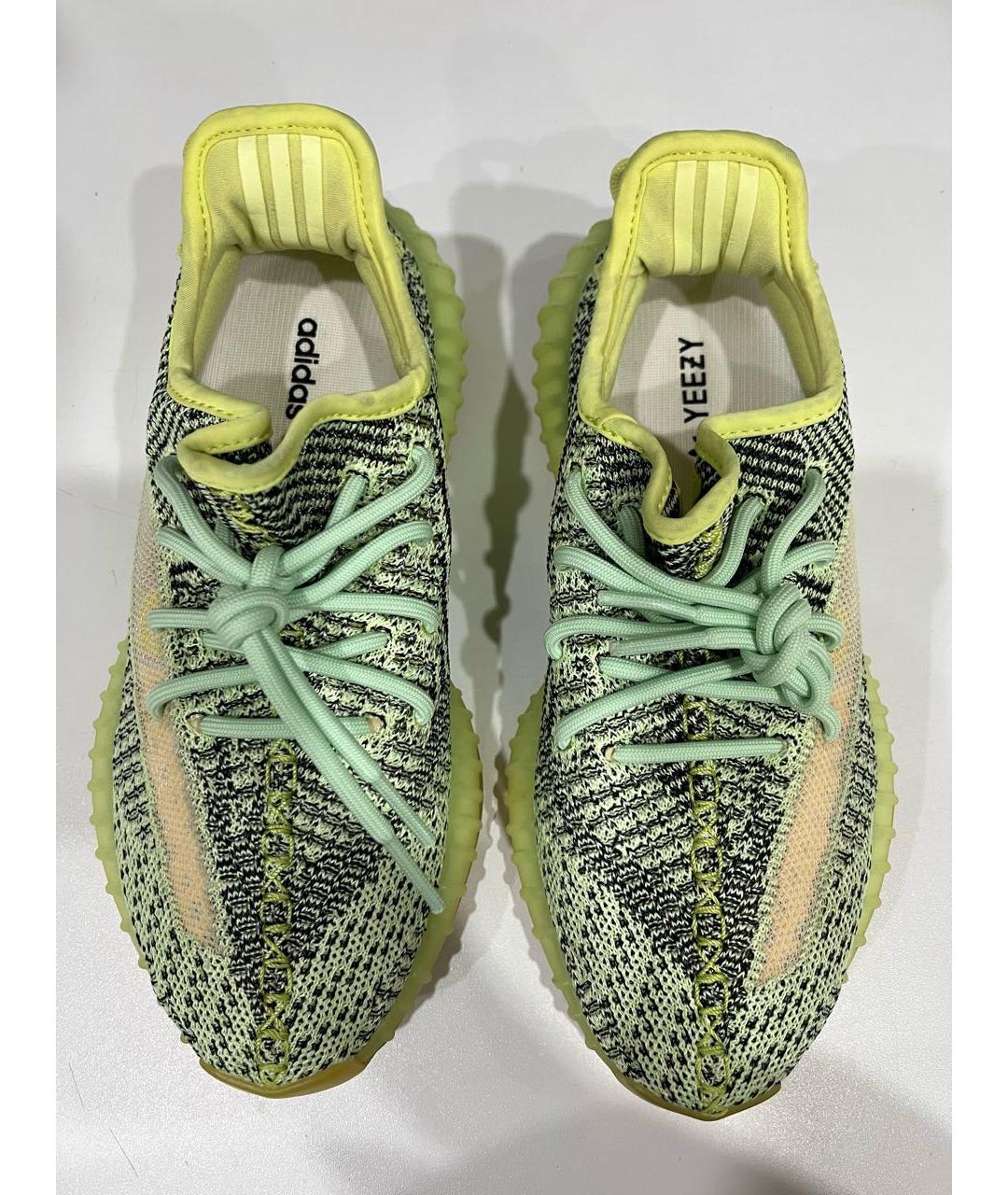 ADIDAS YEEZY Салатовые кроссовки, фото 2