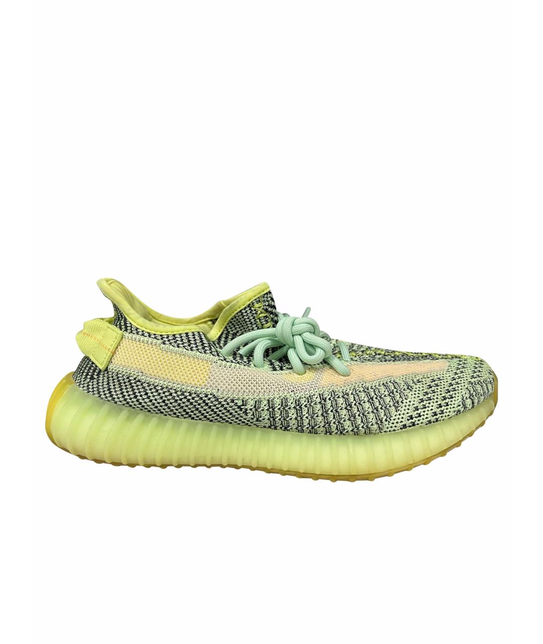 ADIDAS YEEZY Салатовые кроссовки, фото 1