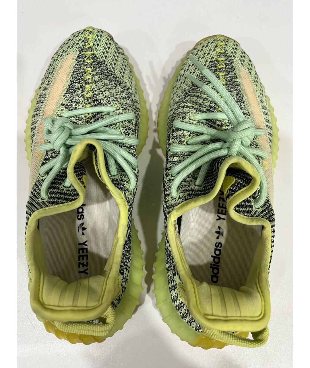 ADIDAS YEEZY Салатовые кроссовки, фото 3