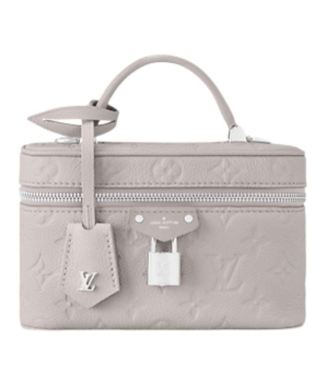 LOUIS VUITTON Серая кожаная сумка через плечо, фото 1