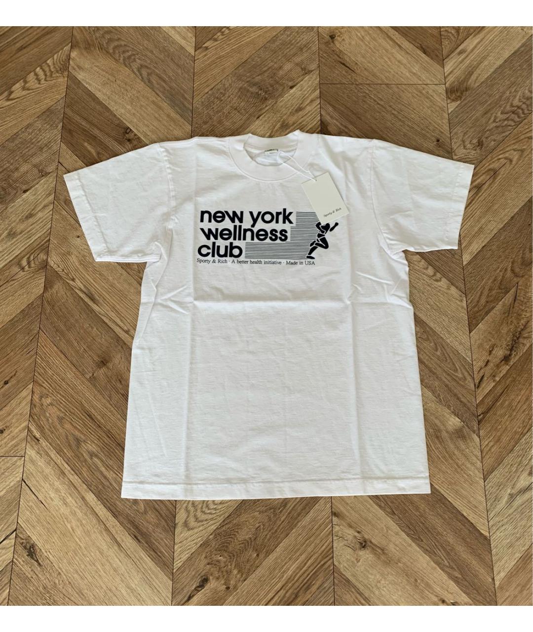 SPORTY AND RICH Хлопковая футболка, фото 4