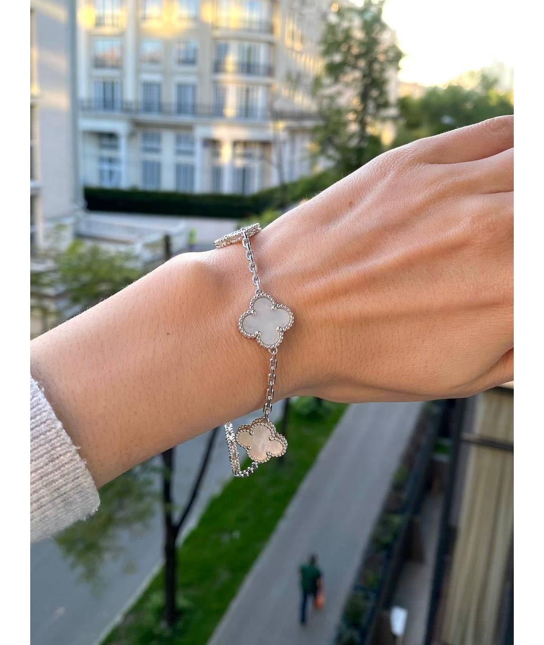 VAN CLEEF & ARPELS Белый браслет из белого золота, фото 7