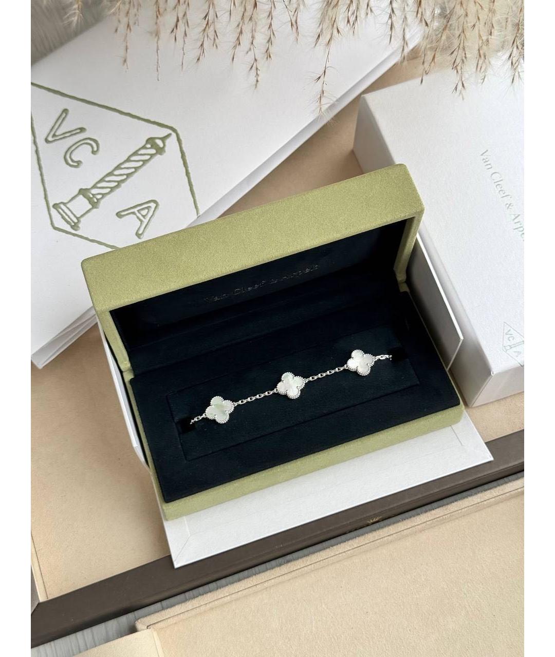 VAN CLEEF & ARPELS Белый браслет из белого золота, фото 5