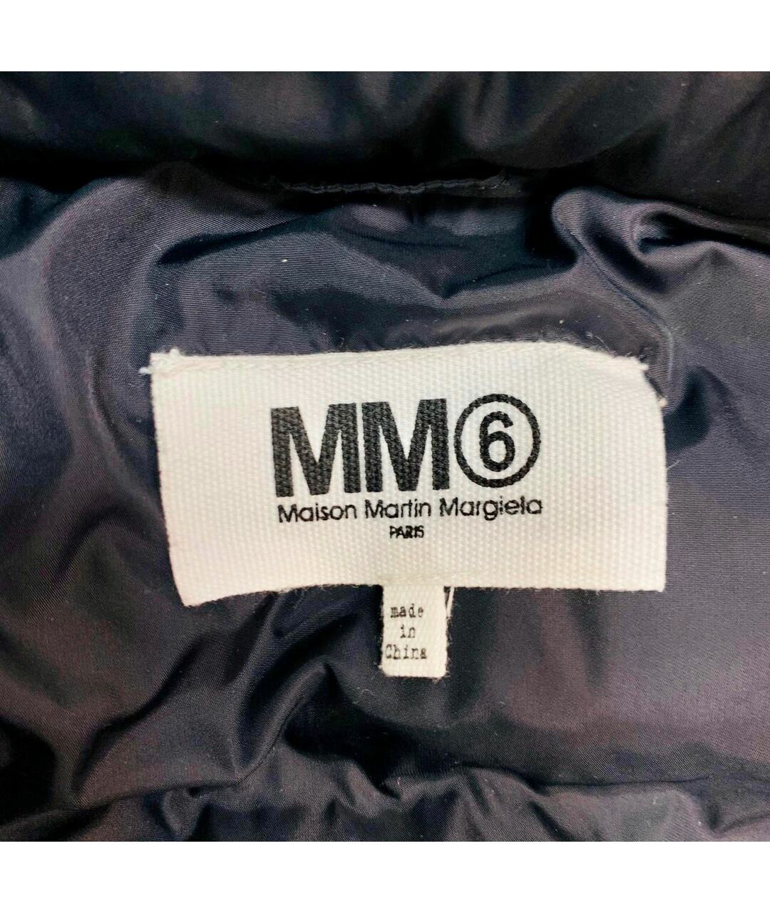 MM6 MAISON MARGIELA Черный полиэстеровый пуховик, фото 3