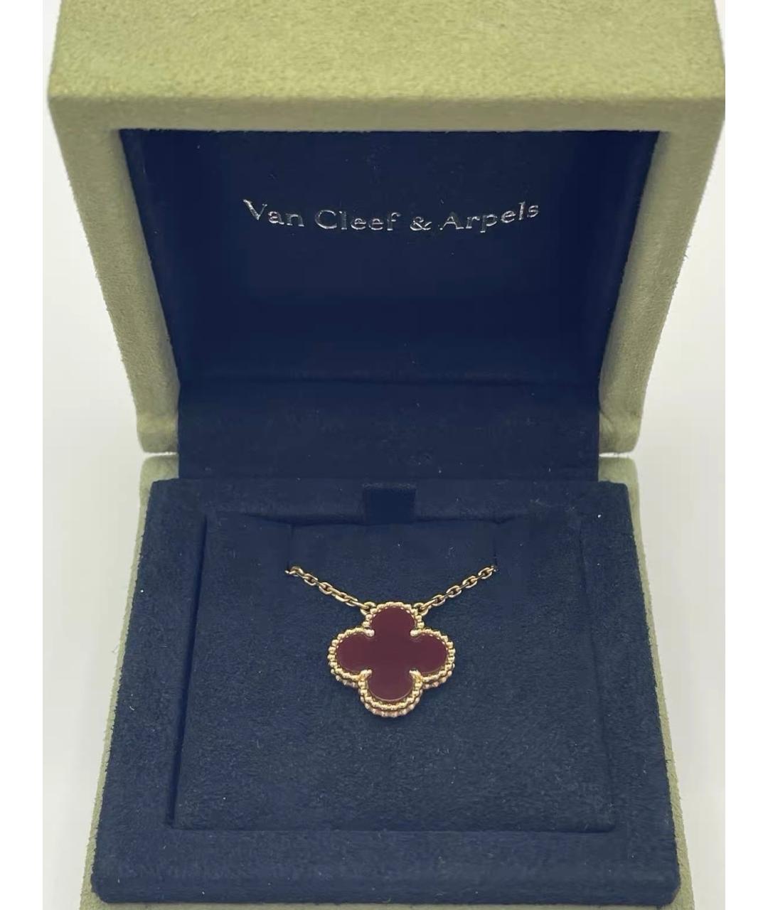 VAN CLEEF & ARPELS Красное колье из желтого золота, фото 3