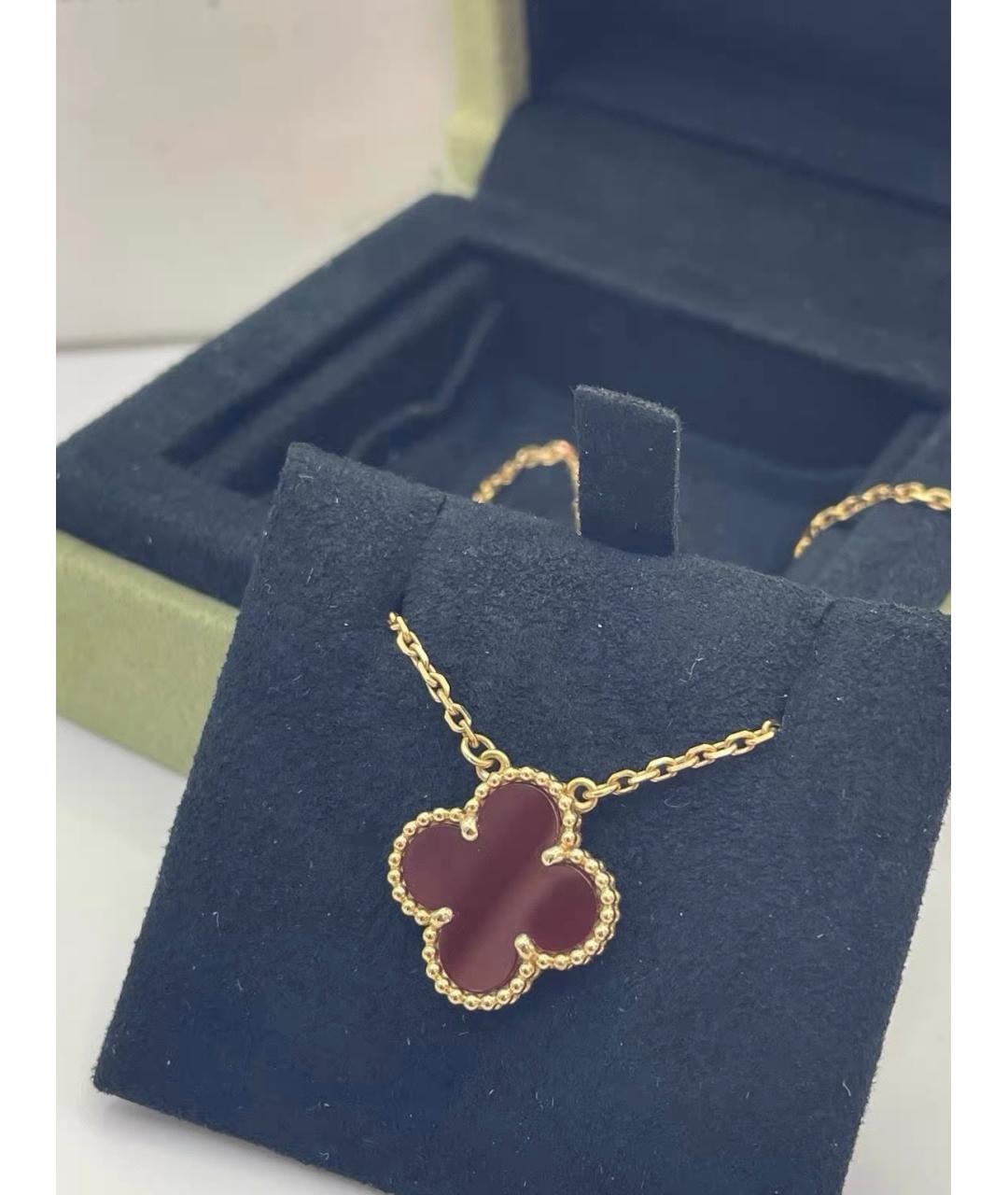 VAN CLEEF & ARPELS Красное колье из желтого золота, фото 4