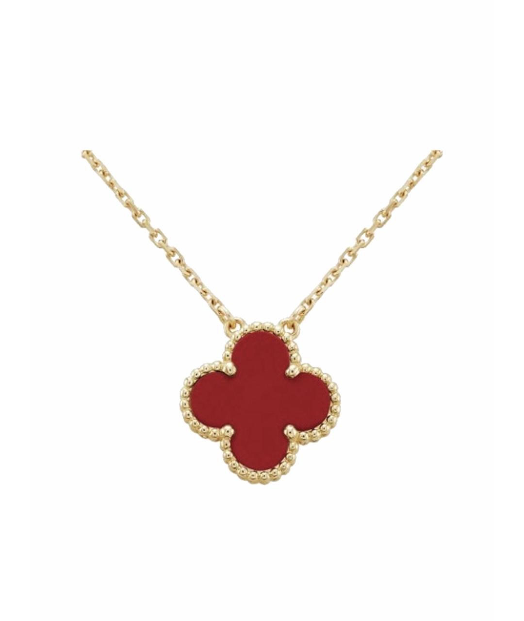 VAN CLEEF & ARPELS Красное колье из желтого золота, фото 1
