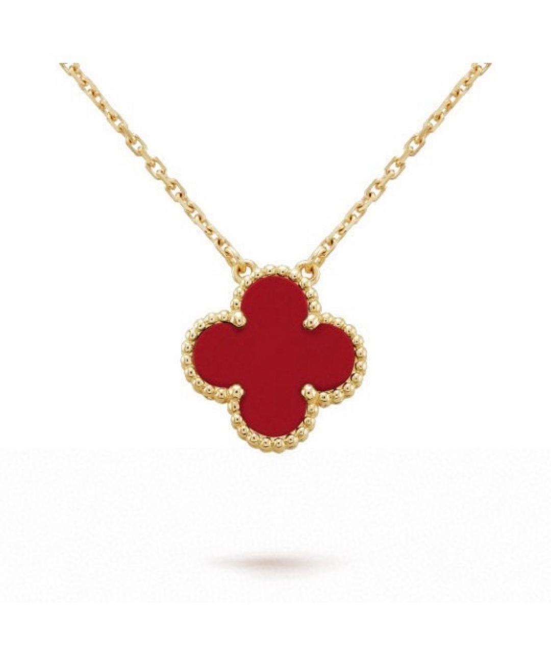 VAN CLEEF & ARPELS Красное колье из желтого золота, фото 6
