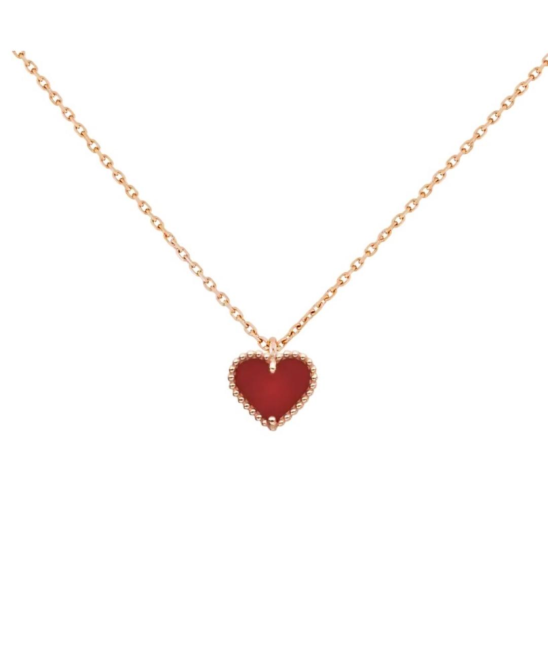 VAN CLEEF & ARPELS Красное колье из розового золота, фото 1
