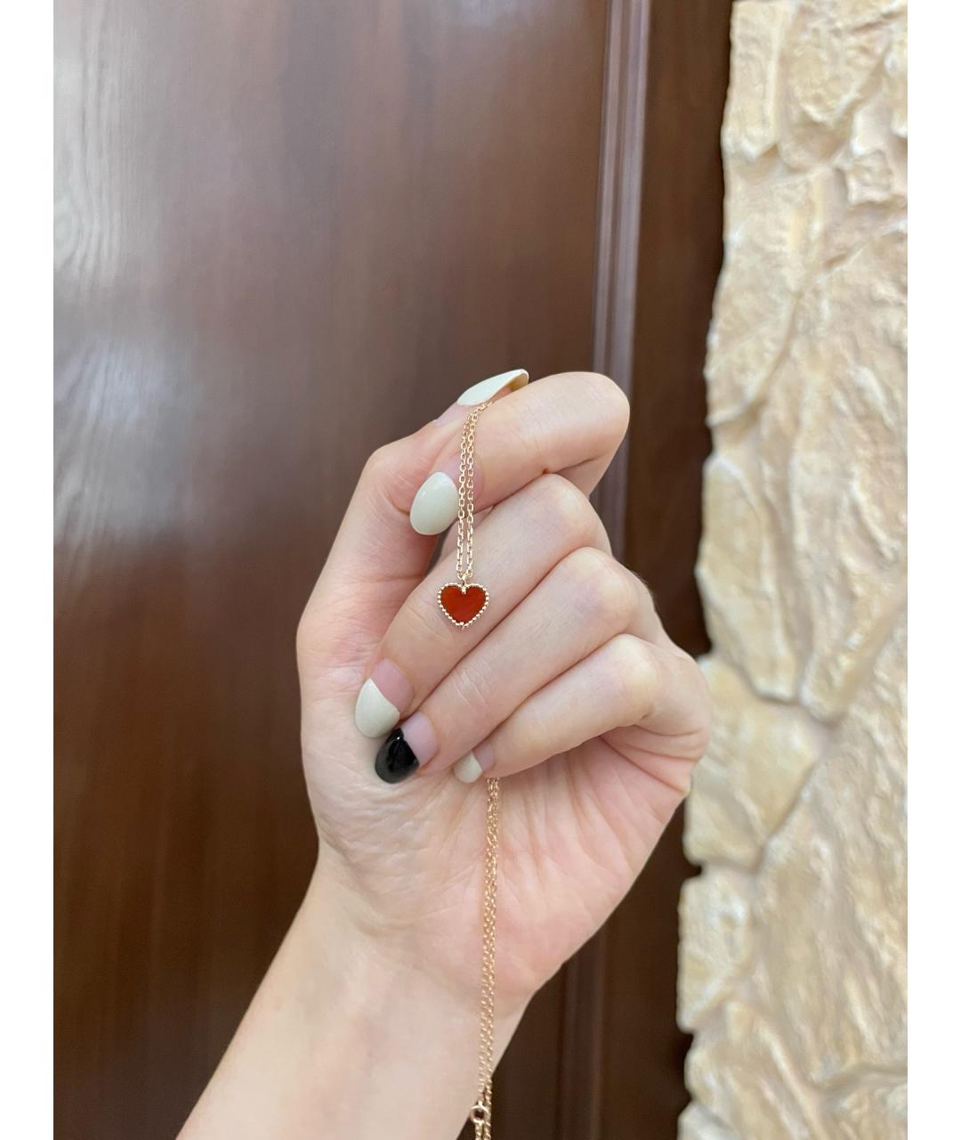 VAN CLEEF & ARPELS Красное колье из розового золота, фото 4