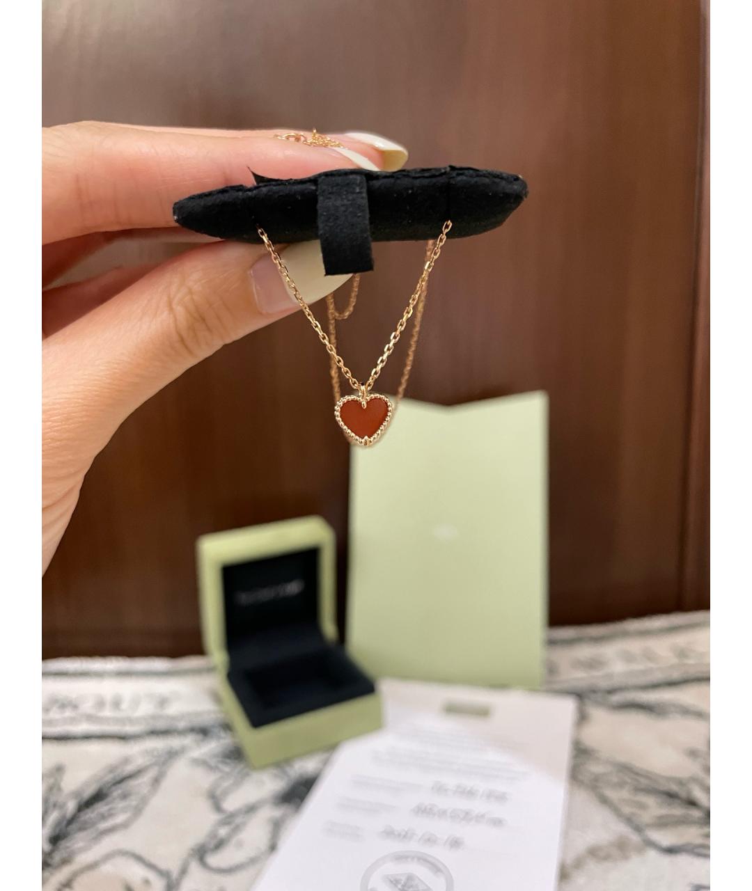 VAN CLEEF & ARPELS Красное колье из розового золота, фото 3