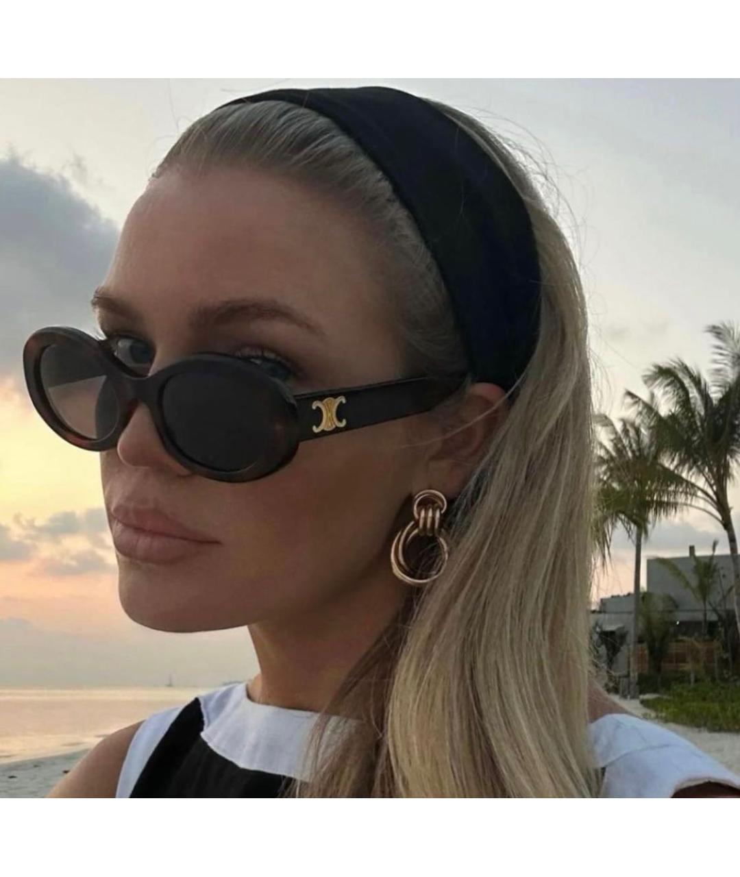 CELINE Черные солнцезащитные очки, фото 4