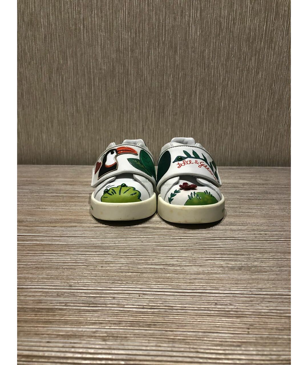 DOLCE&GABBANA Мульти кожаные кеды, фото 2