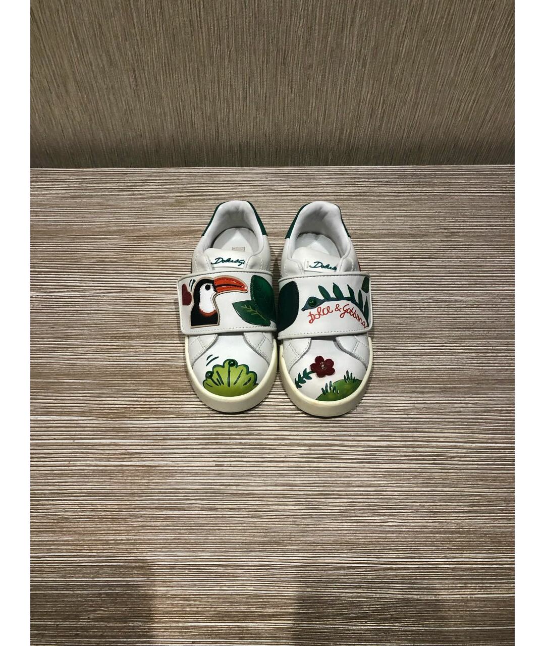 DOLCE&GABBANA Мульти кожаные кеды, фото 5