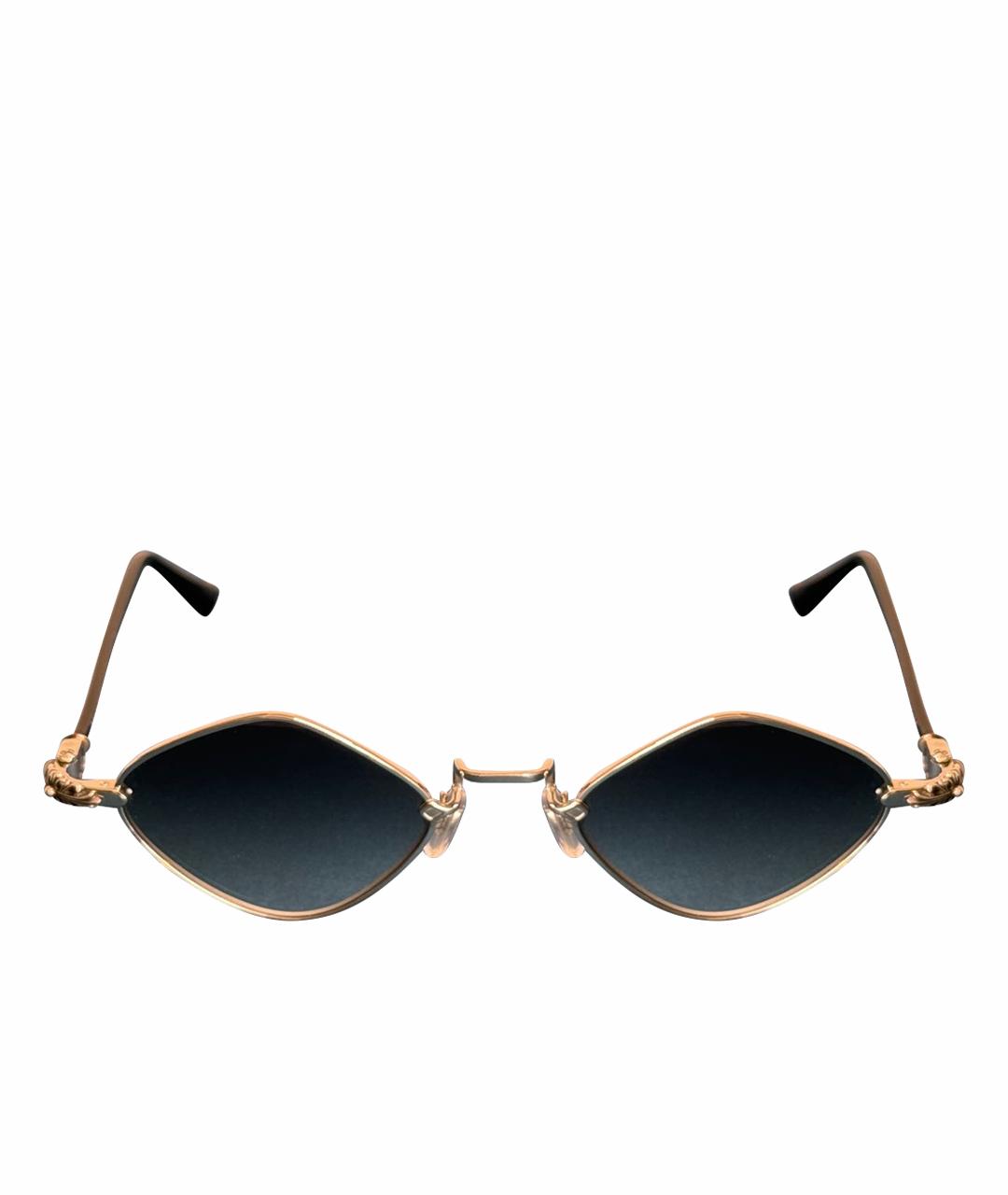 CHROME HEARTS Синие металлические солнцезащитные очки, фото 1