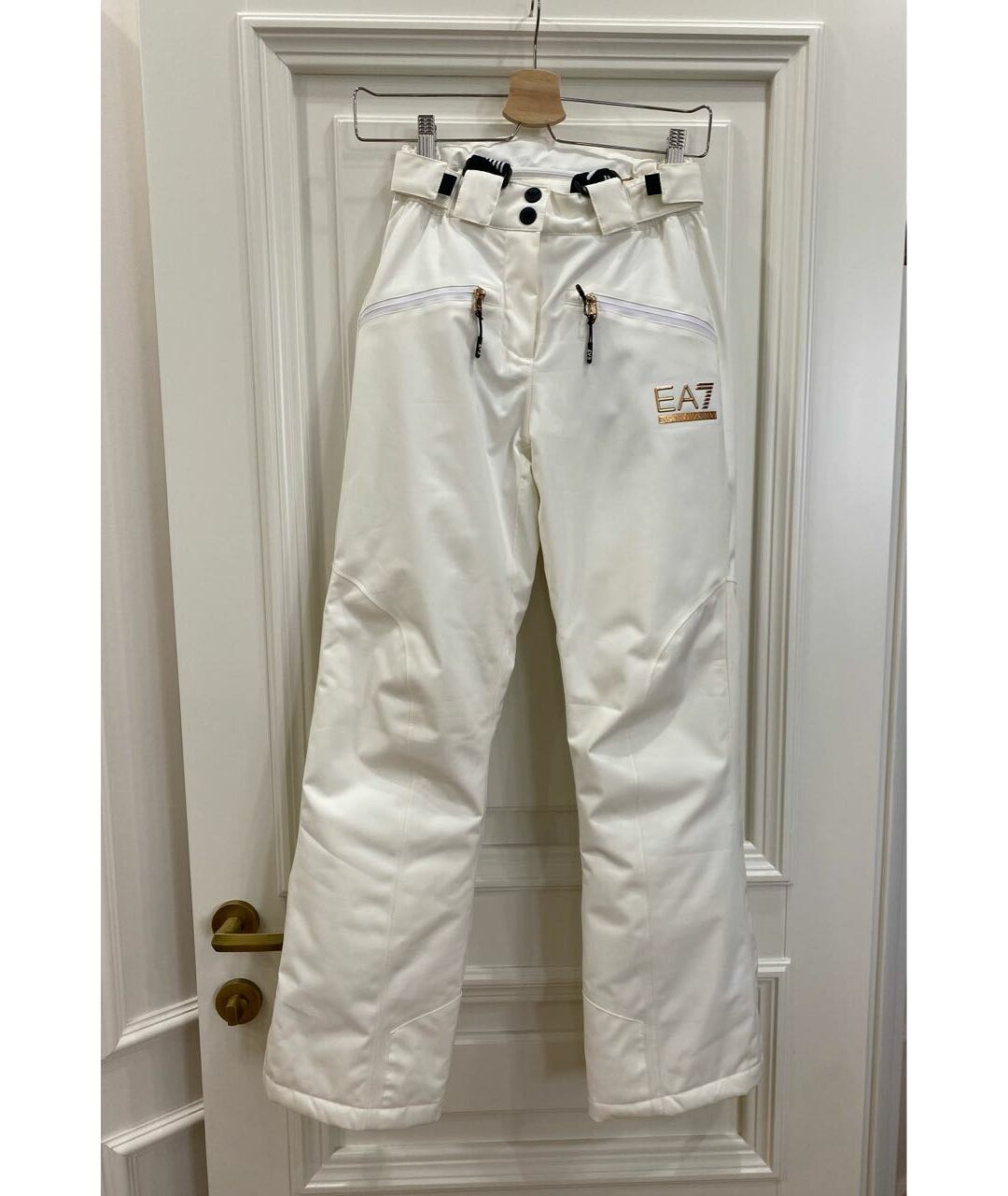 EMPORIO ARMANI Белый полиэстеровый костюм с брюками, фото 2