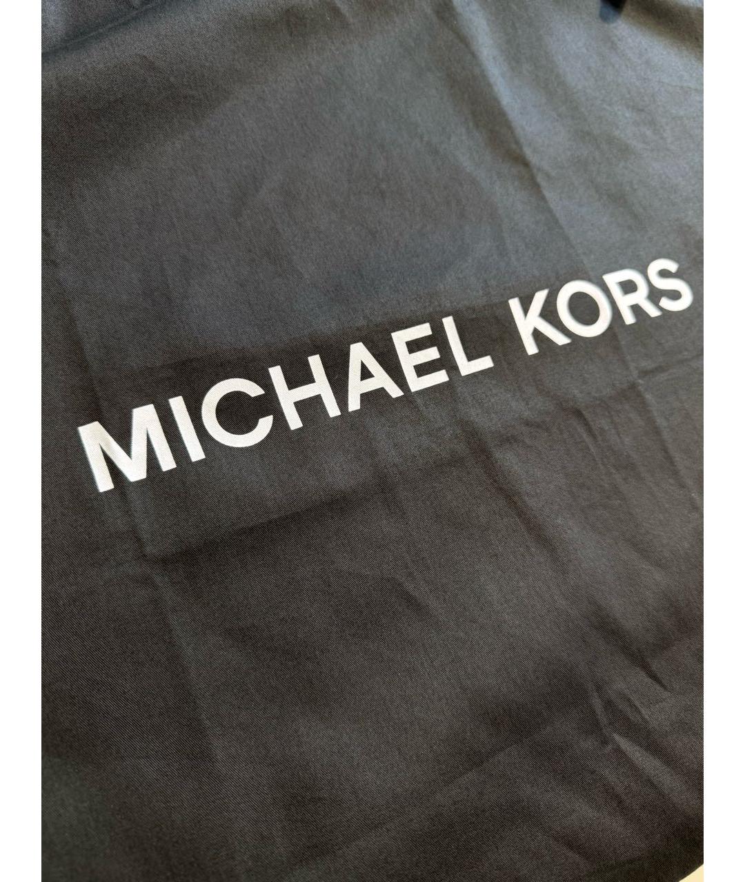 MICHAEL KORS Коричневая кожаная сумка на плечо, фото 8