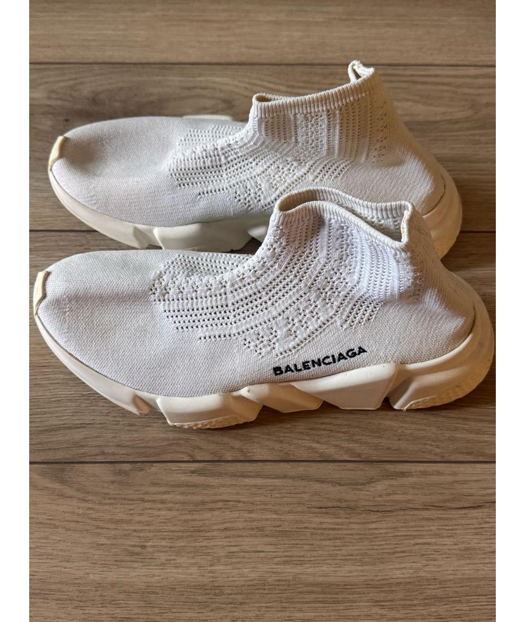 BALENCIAGA Белые кроссовки, фото 6