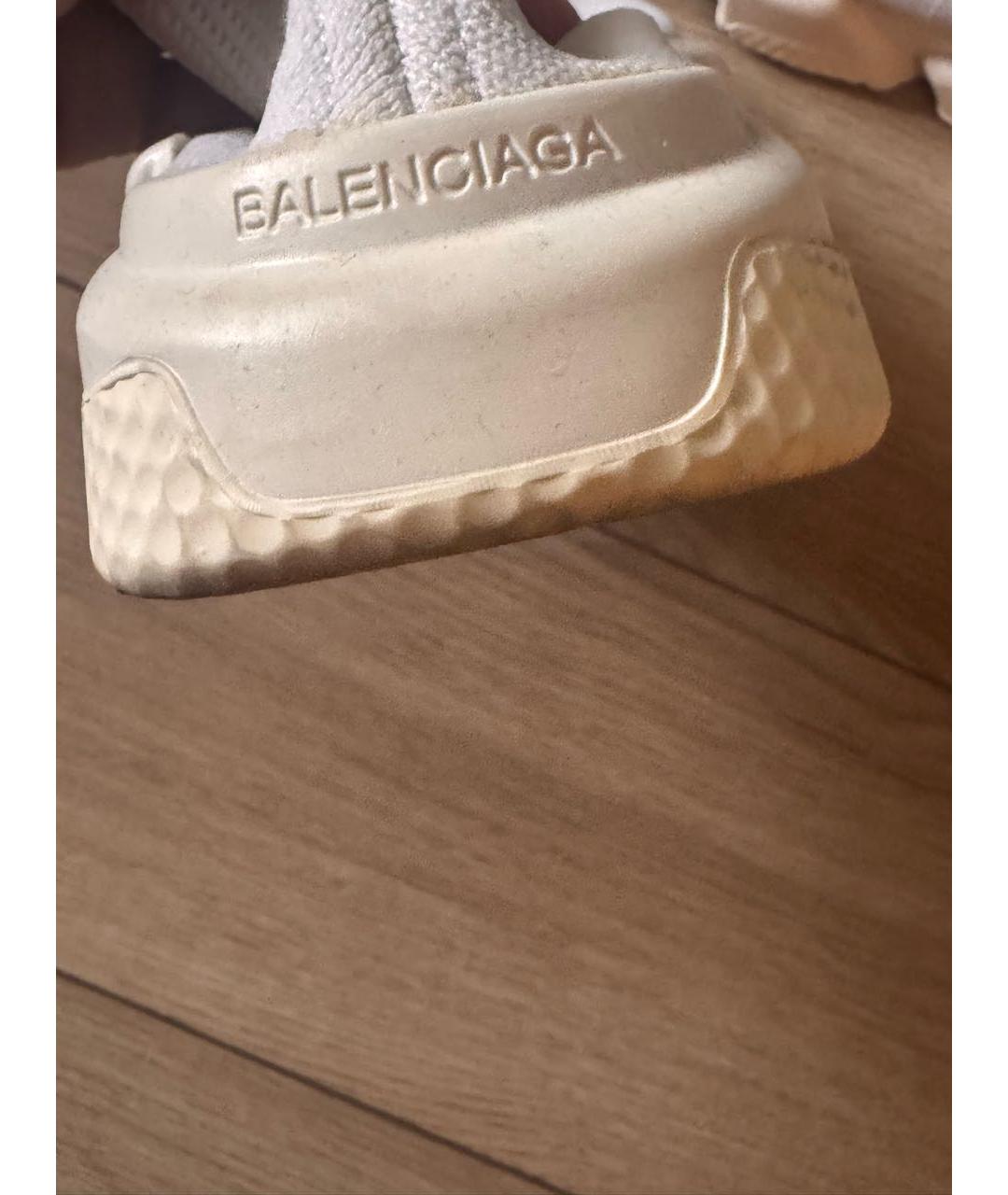 BALENCIAGA Белые кроссовки, фото 4