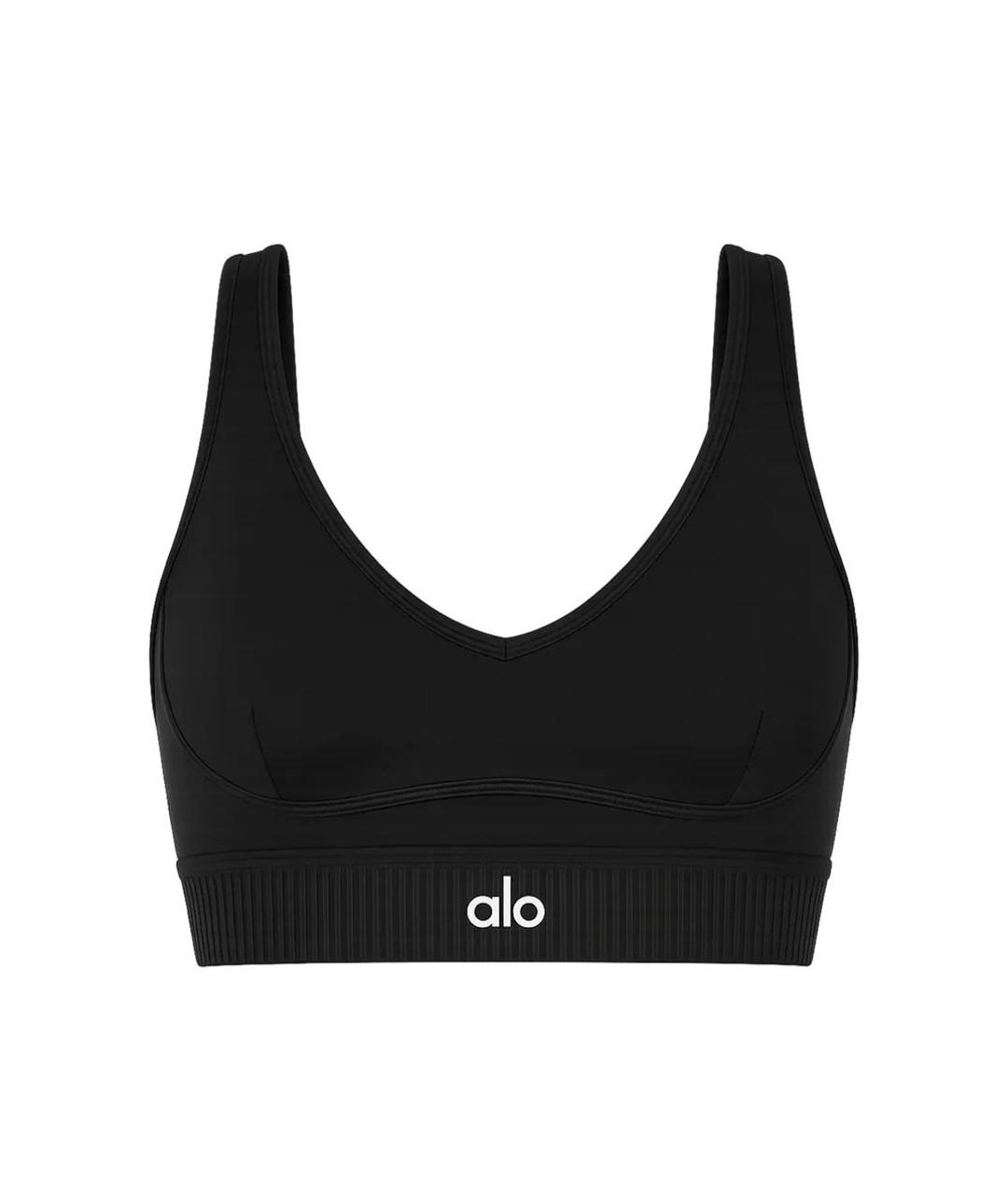 ALO YOGA Черная майка, фото 1