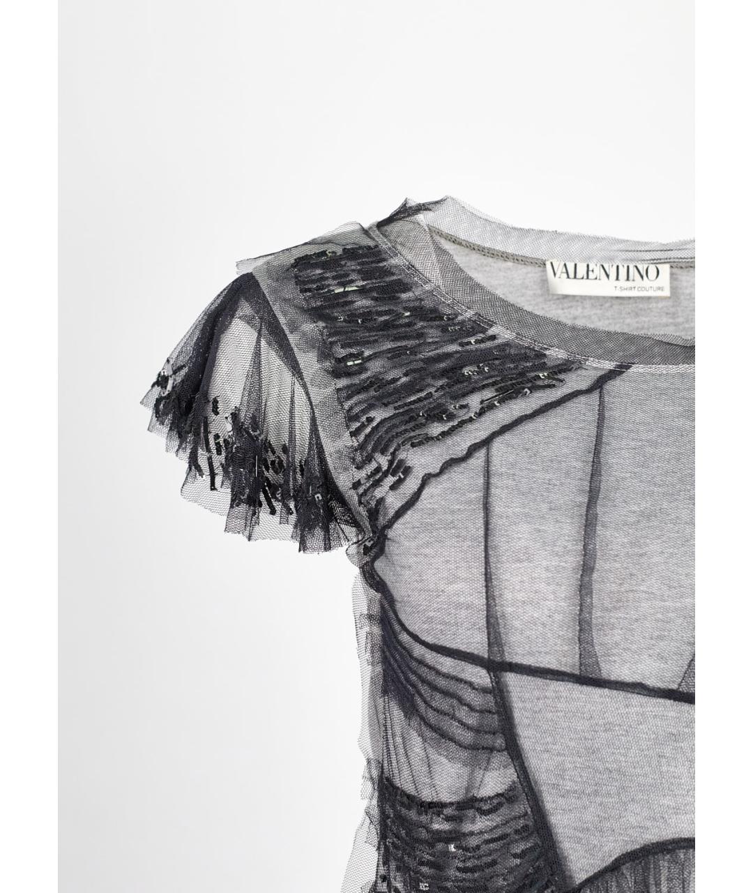 VALENTINO Серая вискозная блузы, фото 4
