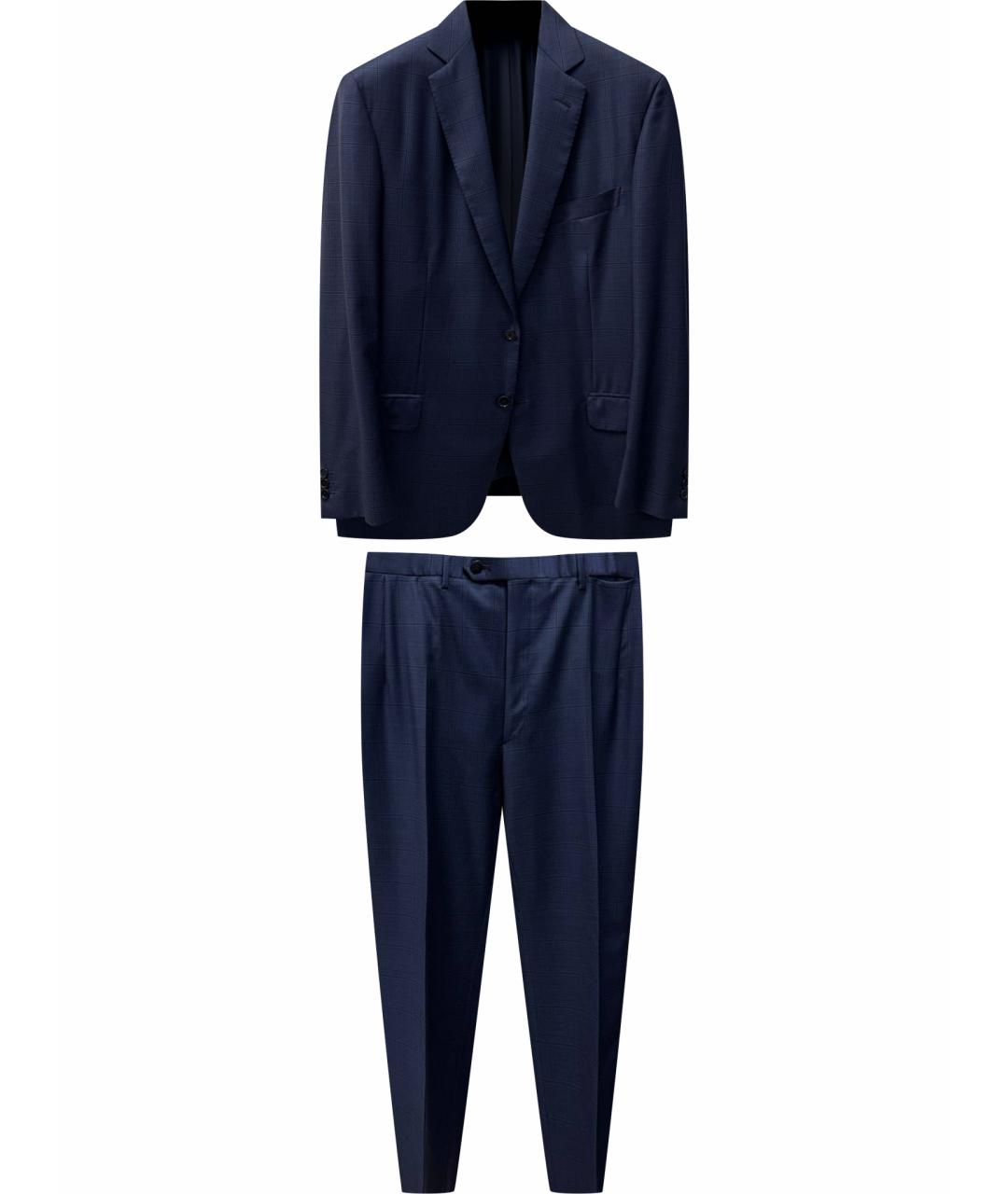 BRIONI Темно-синий классический костюм, фото 1