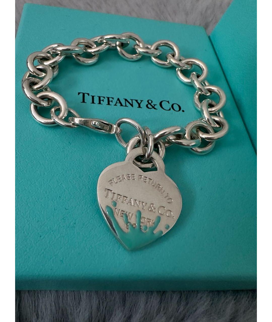 TIFFANY&CO Серебрянный серебряный браслет, фото 3