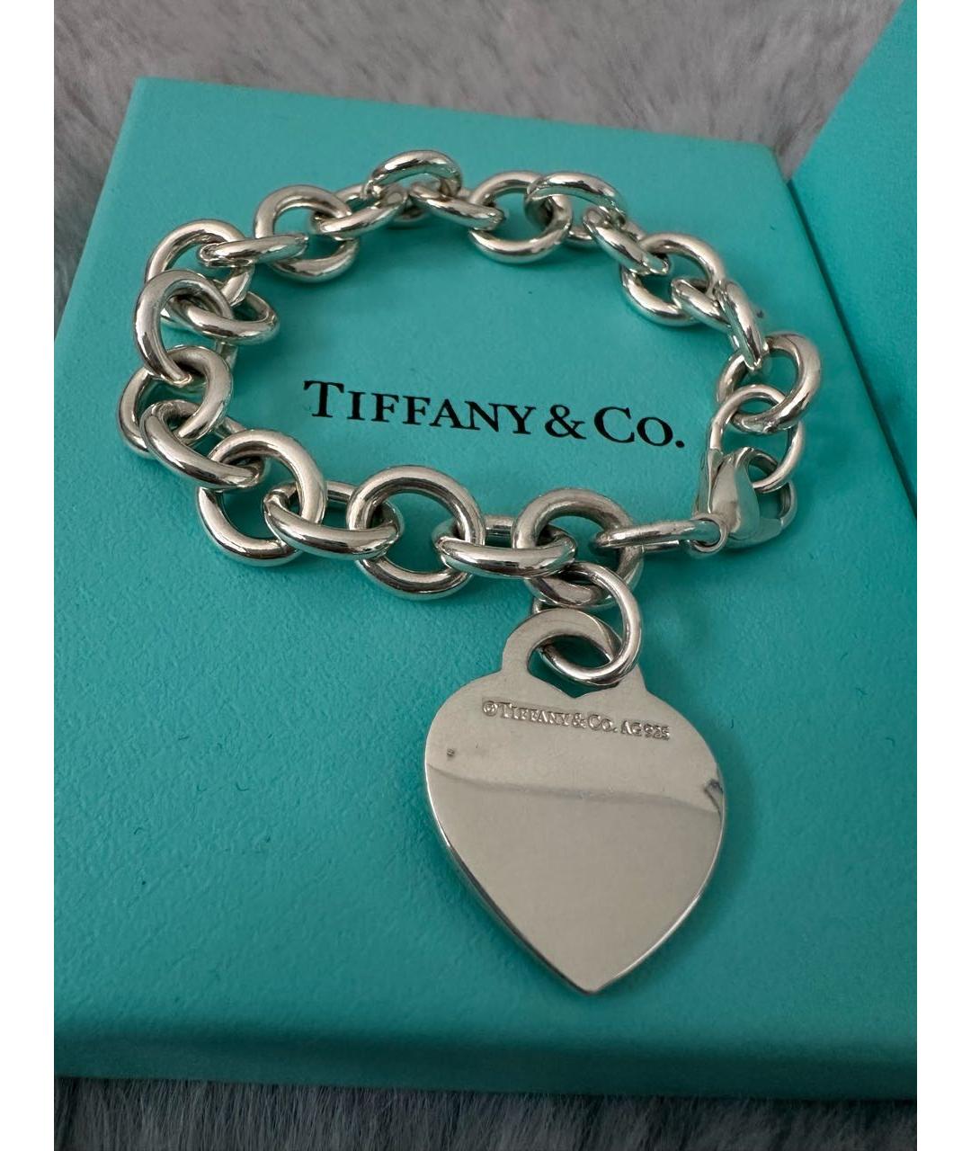 TIFFANY&CO Серебрянный серебряный браслет, фото 5