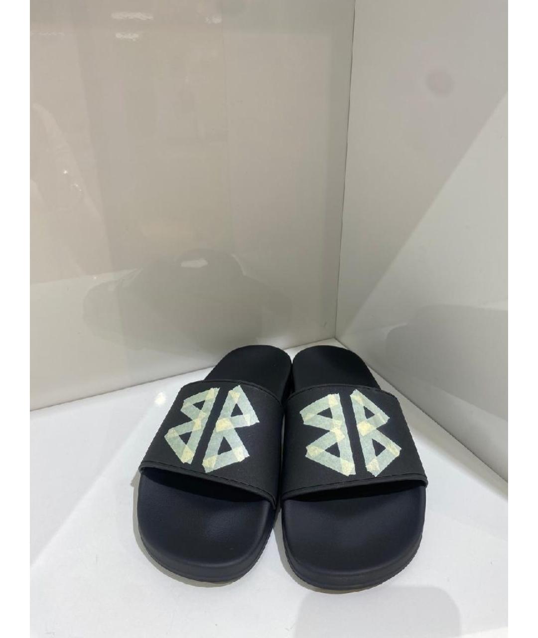 BALENCIAGA Черные шлепанцы, фото 4