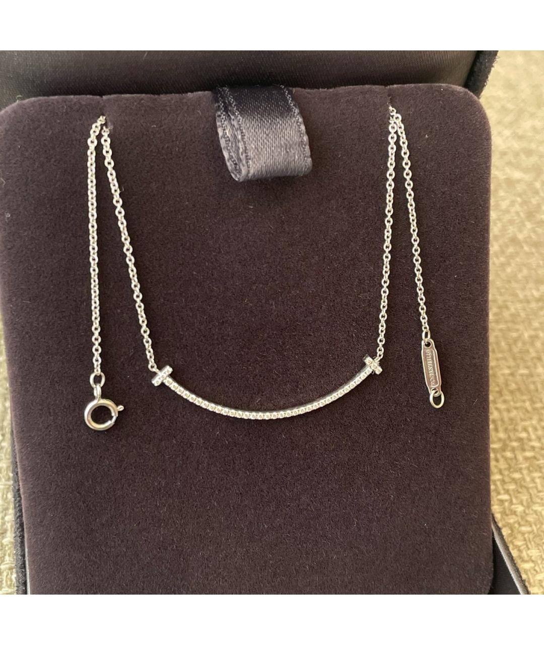 TIFFANY&CO Серебряное колье из белого золота, фото 4