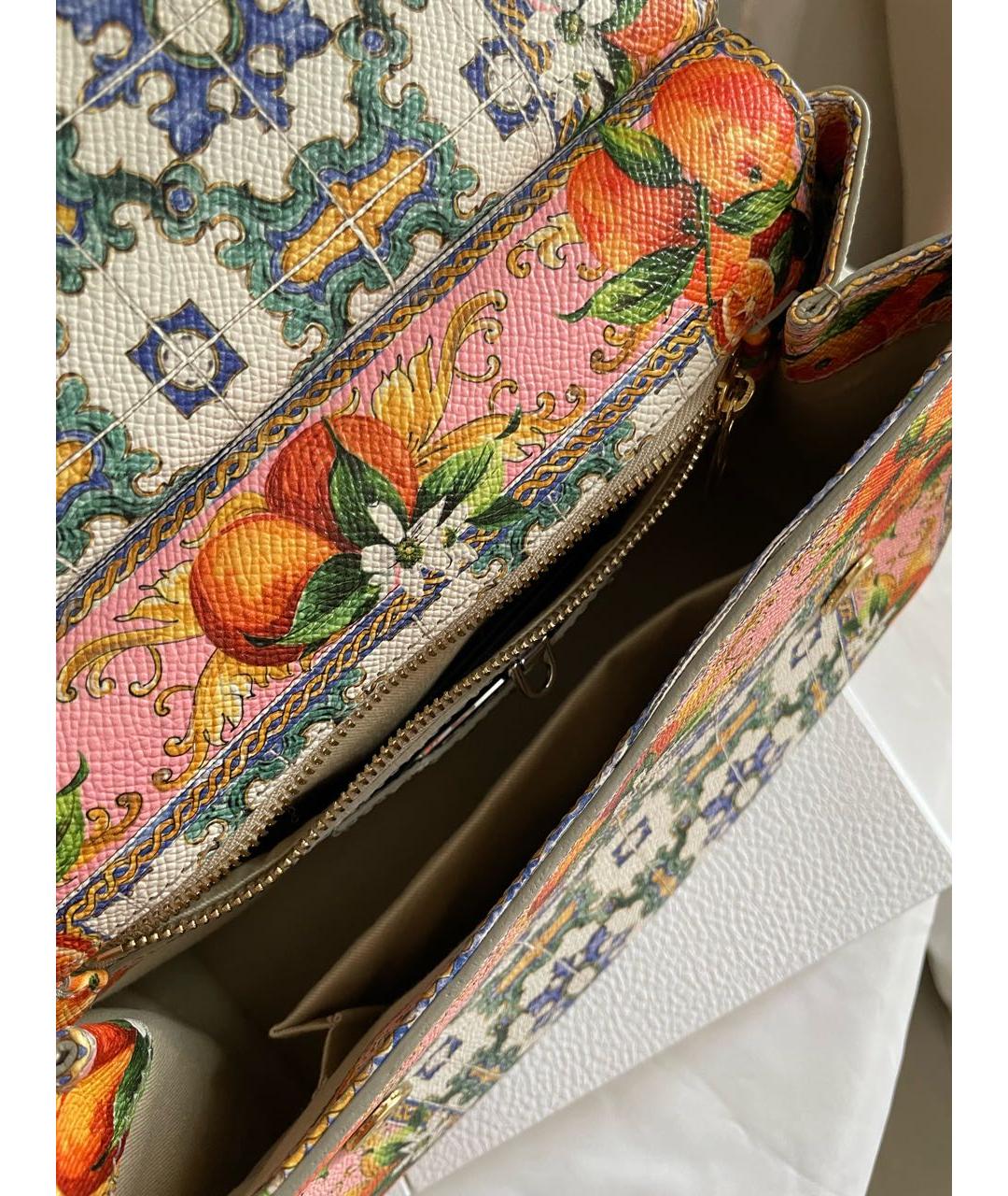 DOLCE&GABBANA Мульти кожаная сумка через плечо, фото 4