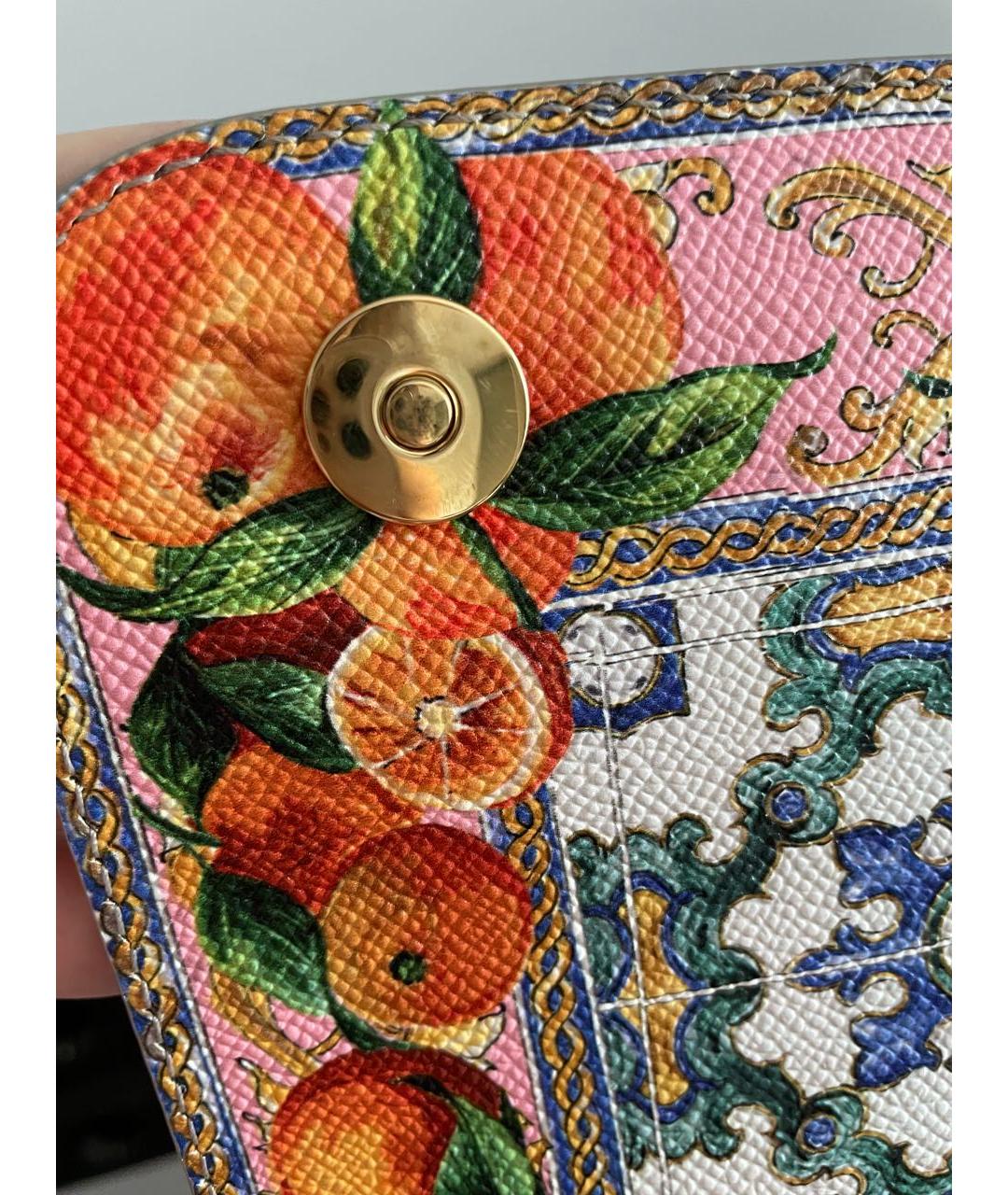 DOLCE&GABBANA Мульти кожаная сумка через плечо, фото 7
