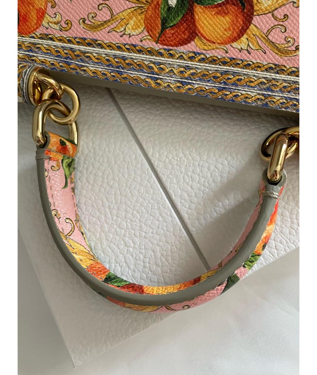 DOLCE&GABBANA Мульти кожаная сумка через плечо, фото 5