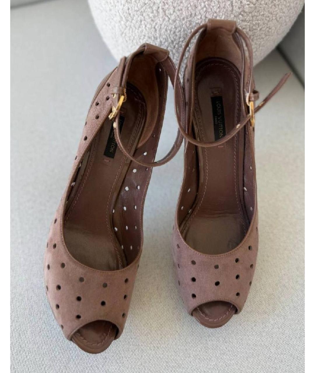 LOUIS VUITTON Замшевые туфли, фото 2