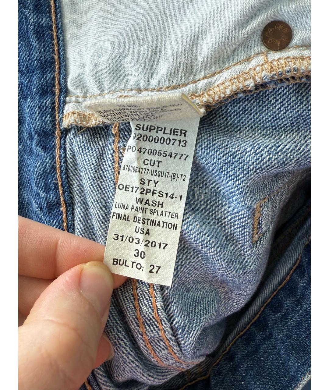 POLO RALPH LAUREN Синие деним шорты, фото 8